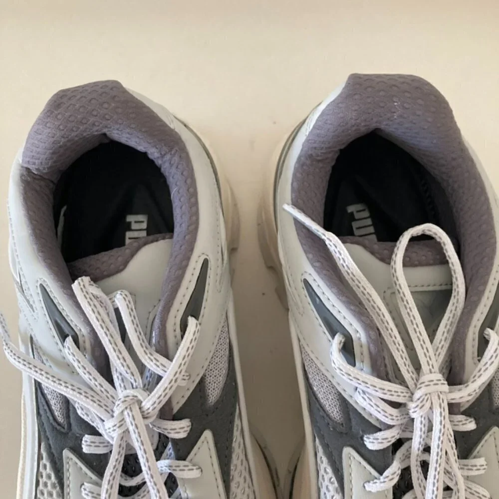 Puma Nano PDR Gray Lace Up Dad Sneakers Sz 41